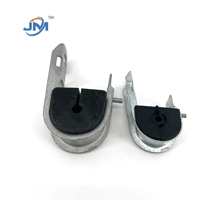 חם-DIP מגולוון J Hook Suspension Clamp/ADSS Cable Clamp עבור מהדק מוט